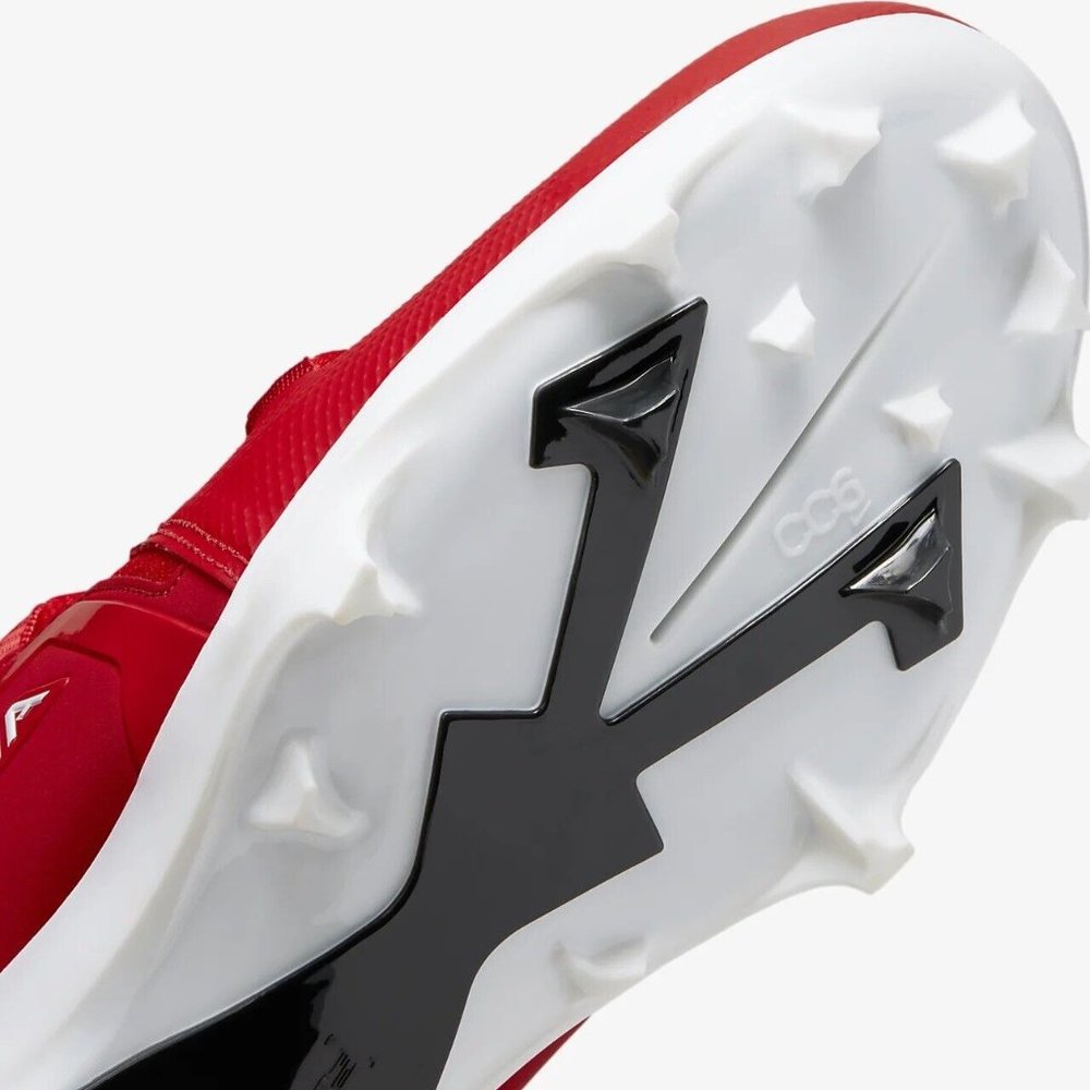 Nike Alpha Menace Pro 3 Mid Mens Football Cleats Red CT6649-616 NEW Size 11 - Picture 10 of 10